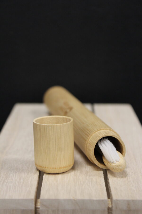 Sustainable toothbrush travel case