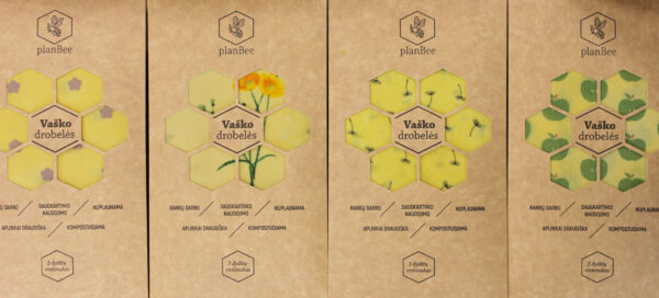 Planbee | Bičių vaško drobelės