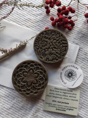 Decorative soap with a Dead Sea base