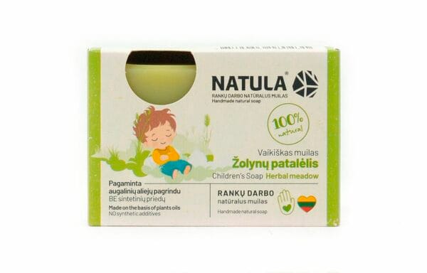 Natula | Vaikiškas muilas „Žolynų patalėlis“ 95 g.