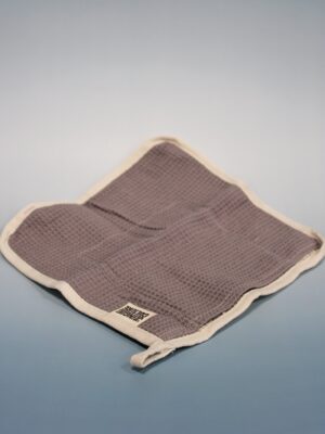 Natural cotton and agave double-sided cloth (grey)